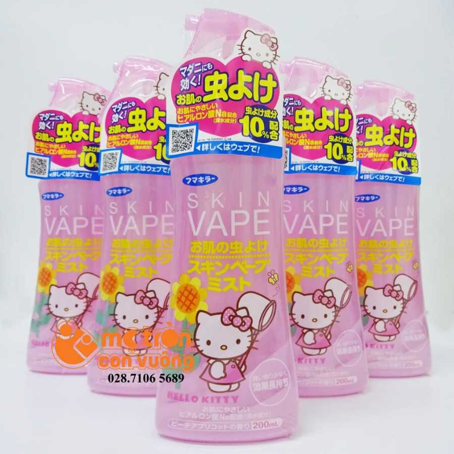 Xịt Chống Muỗi Skin Vape Màu Hồng 200ml