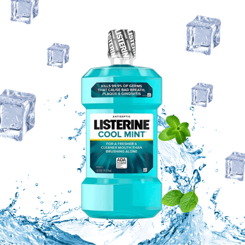 Chai nước súc miệng Listerine Cool Mint Antiseptic (1.5L)