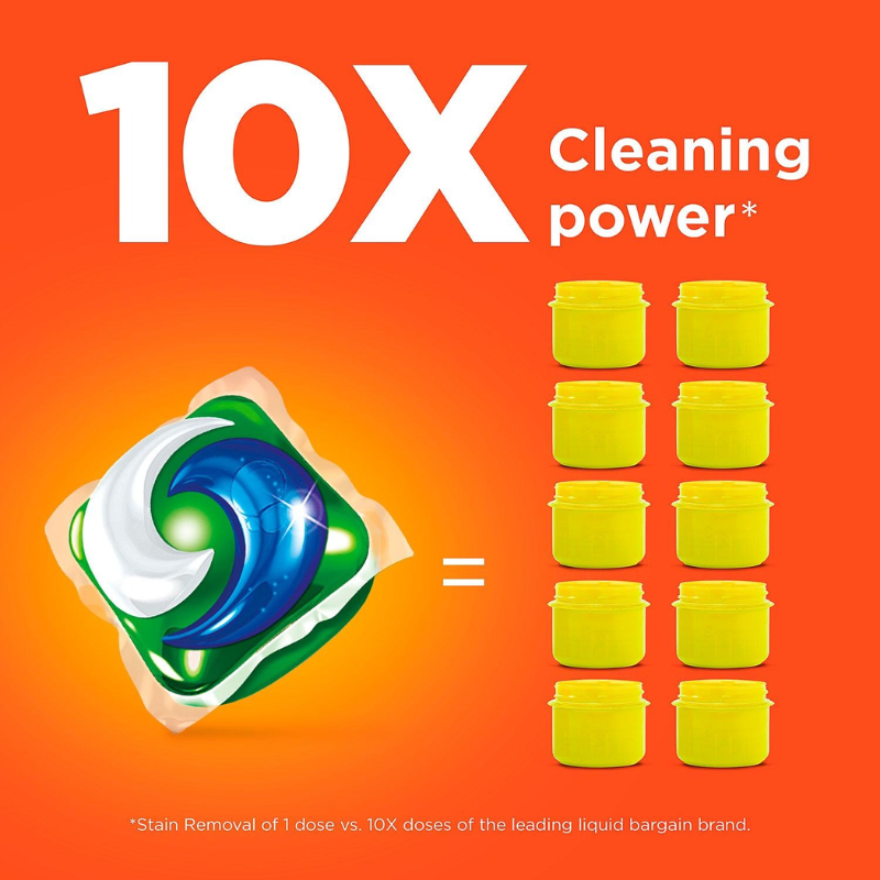 Túi viên giặt Tide PODS Ultra Oxi Liquid Detergent 26 viên – Túi